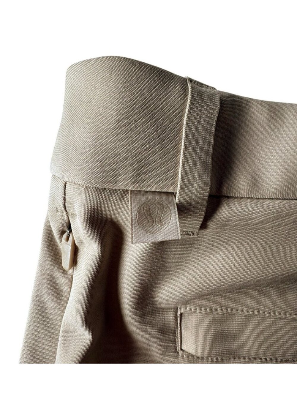 Lululemon Men’s Sz 36 ABC Classic-Fit Short 7" Warpstreme Tan Beige Stretch Golf - Picture 6 of 6